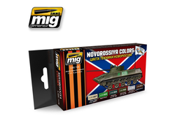 Ammo MIG: Набор акриловых красок: Цвета техники Новороссии