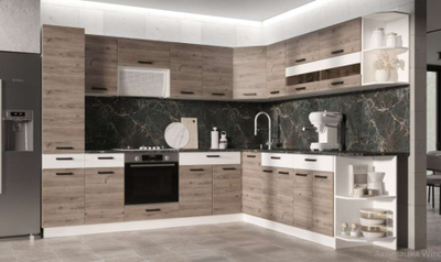 Шкаф торцевой ВТ285 Эра Дуб Горный (Эра)