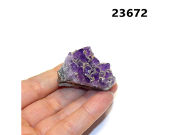 Аметист натуральный (друза) Бразилия арт.23672: 25,0г - 39*26*27мм