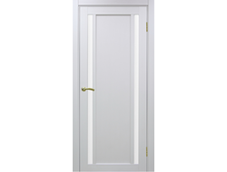Межкомнатная дверь "Турин-522.212" белый монохром (стекло сатинато)