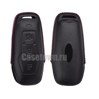 Чехол для смарт ключа Форд Мондео 5 (Classic натуральная кожа)