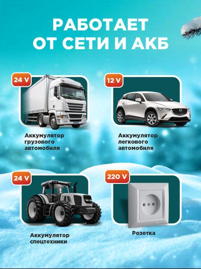 Автономный дизельный отопитель BAIKAL 3 в 1