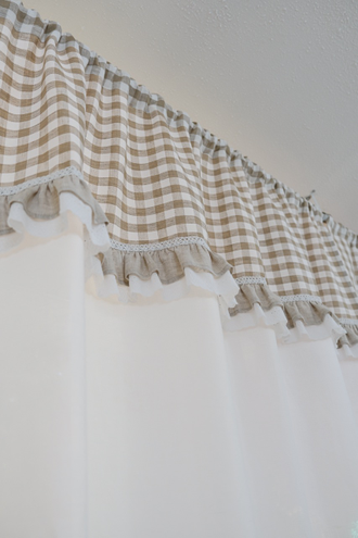 Шторы в клетку