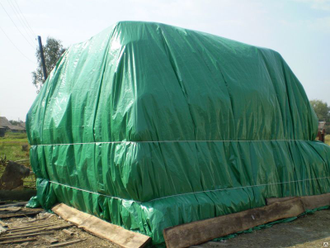 Тент Тарпаулин 8×12 м, 90 г/м2 , шаг люверсов 1 м строительный защитный укрывной купить в Домодедово