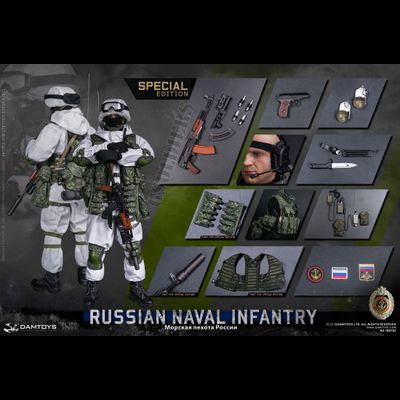 Российский боец морской пехоты, специальная версия (Федор Емельяненко) - Коллекционная ФИГУРКА 1/6 scale Aciton Figure RUSSIAN NAVAL INFANTRY (SPECIAL EDITION) (78070S) - DAMTOYS