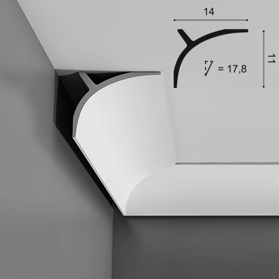 Карниз из полиуретана Orac Decor C991, 2 метра