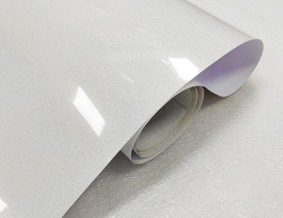 Термопленка "SEF" серия FLEXCUT GLITTER 04 WHITE, 350 мкм