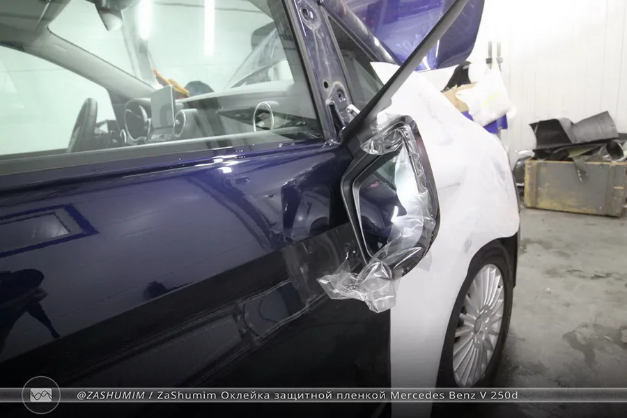 Оклейка защитной пленкой Mercedes Benz V-Class