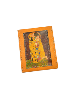 Холдер для автодокументов с принтом "Поцелуй"