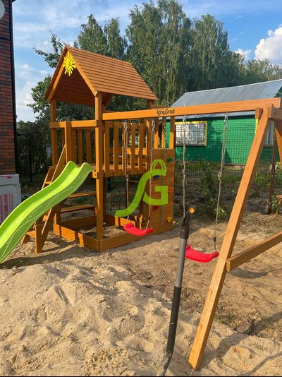 Детская площадка IgraGrad Крафт Pro 3 (скат 2,2)