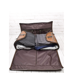 Кожаный портплед / дорожная сумка Torino Premium 
cog/brown (арт. 4037-03)