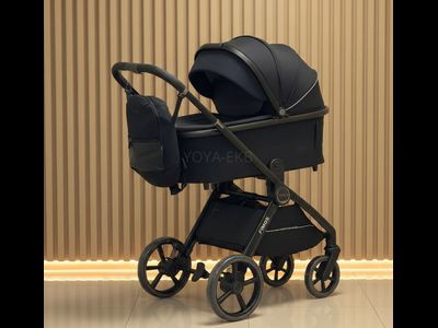 Детская коляска 3 в 1 Luxmom 999 Черный