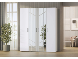 Шкаф 4-х дверный с зеркалами 4-75938