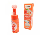 Пенка для умывания Karite Make-Up Remover Peach silky milk 150мл оптом