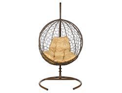 Подвесное кресло из ротанга "Kokos brown