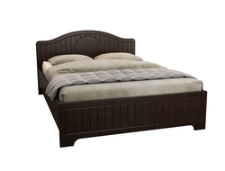 Спальня МОНБЛАН - Кровать МБ-602К (2000х1400) Венге/Орех шоколадный