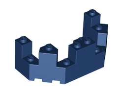 Castle Turret Top 4 x 8 x 2 1/3, Dark Blue (6066 / 4274537 / 6139001)