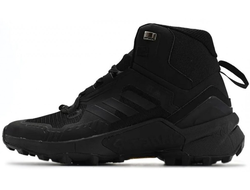 Кроссовки Adidas Terrex Swift R3 Mid Gore-Tex Total Black зимние