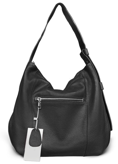 (АРТИКУЛ: 10014/2) СУМКА МЕШОК, БОЛЬШАЯ, НАТУРАЛЬНАЯ КОЖА, ТЕМНО-КОРИЧНЕВАЯ, ЧЕРЕЗ ПЛЕЧО