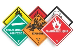 Большие знаки опасности по ДОПОГ 2019 - информационное табло класса опасности опасного груза