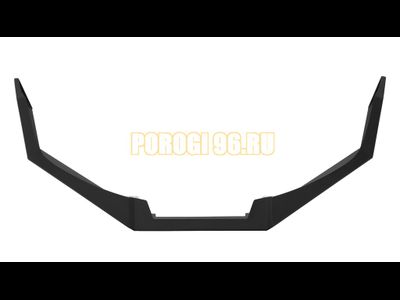 Передний силовой бампер серии Туризм на Газель 4х4 1994- (02.004.01)