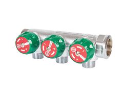 Коллектор регулирующий STOUT 3/4", 3 отвода 1/2" (Арт. SMB-6850-341203)