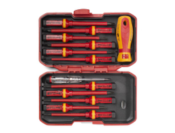 Диэлектрическая отвертка VDE со сменными битами, 12 шт. НИО-4412