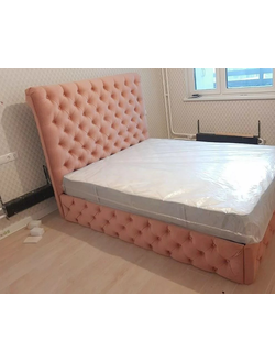 ОДНОСПАЛЬНАЯ, ДВУСПАЛЬНАЯ КРОВАТЬ МАРШМЕЛЛОУ, С МЯГКИМ ИЗГОЛОВЬЕМ КАРЕТКА, ФАНЕРА, НА НОЖКАХ, УСИЛЕННАЯ МЕТАЛЛОМ, С ПОДЪЕМНЫМ МЕХАНИЗМОМ