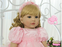 Кукла реборн — девочка  "Лаура"60 см