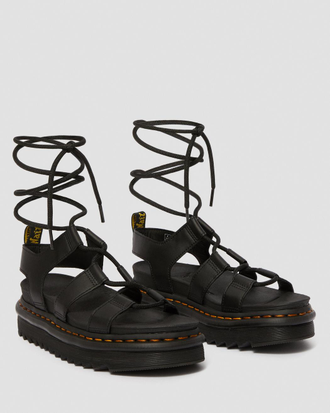 Dr. Martens NARTILLA WOMEN S LEATHER GLADIATOR SANDALS