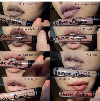 Жидкая матовая помада NYX Lip Lingerie 01 Honeymoon
