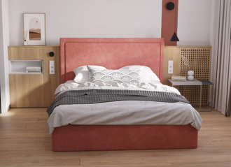 Кровать с подъемным механизмом Alva 160 на 200 (Пепельно-белый)
