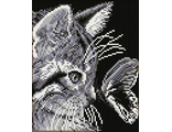 Кот с бабочкой AT-5512 (алмазная мозаика) mgm-mk-mjk