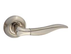 Ручка дв. PUERTO  "AL 508-08" SN/NP, никель матовый -  никель блестящий