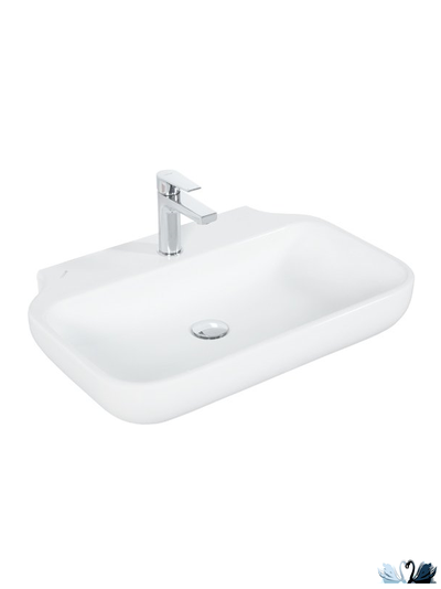 Раковина Creavit Ultra UL080.00000 80х40 на столешницу, глянец белого цвета купить в магазине Marysя