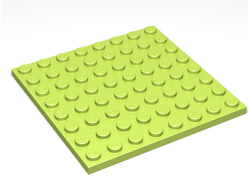 Plate 8 x 8, Lime (41539 / 6210657 / 6440842)