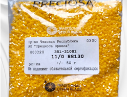 Желтый непрозрачный бисер