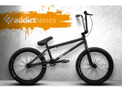 BMX велосипед 713Bikes Black для трюков и экстрима.