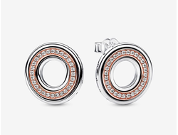 Серьги Pandora Signature с огранкой паве Артикул: 282780C01