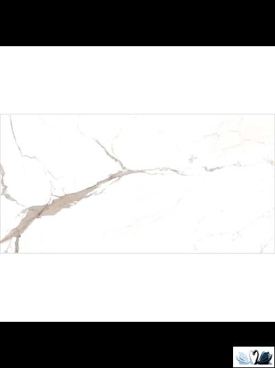 Керамогранит Zerde Tile Calacatta brown 60x120 см глянцевый