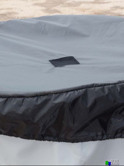 Складная емкость для воды EKUD на 2500 литров (h=100см) с крышкой