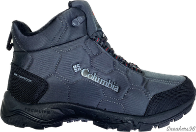 Ботинки Columbia Waterproof Серые Мужские (41-45)