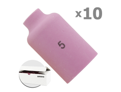 Сопло керамическое SR 17/18/26 под стандартную линзу №5 ф 8,0 мм, L=42 мм (уп. 10 шт.), БАРСВЕЛД