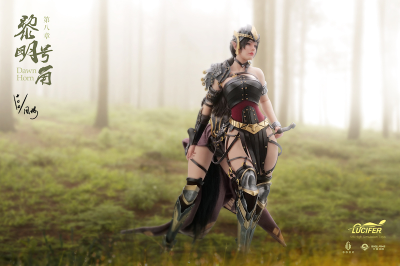 ПОСЛЕ ОБЗОРА - Эльфийка-кентавр - КОЛЛЕКЦИОННАЯ ФИГУРКА 1/6 Centaur Elf - Dawn Horn (LXF2309A) - LUCIFER