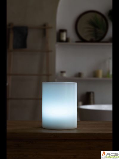 Гладкий парафиновый плафон для LED свечей - 11,7*15см