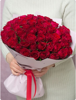 Букет из 51 красных роз (40 см )
