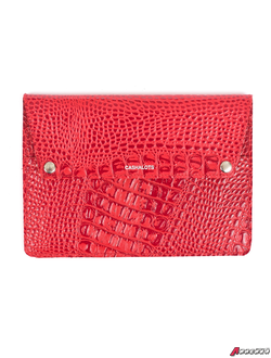 Органайзер-конверт для путешествий, А5+, красный кайман