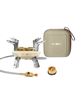 Плитка газовая/ печь кассетная высокой мощности #TG-DF-1 с кейсом (мощность: 16800 Вт) размер: 18х18х15,5 см. в комплекте пьезоподжиг.