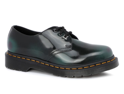 Полуботинки Dr.Martens 1461 с желтой строчкой черные