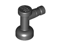 Tap 1 x 1 without Hole in Nozzle End, Black (4599b / 459926)